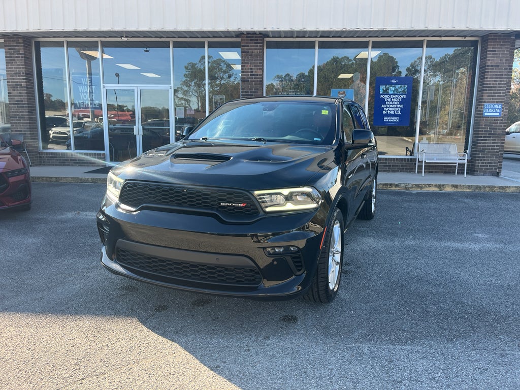 2022 Dodge Durango R/T in Db Black Clearcoat — front three-quarter view
